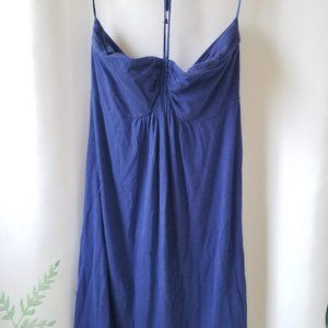 Blue Halter Top Dress/Coverup
